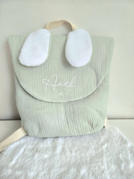 Sac à dos lapin personnalisé